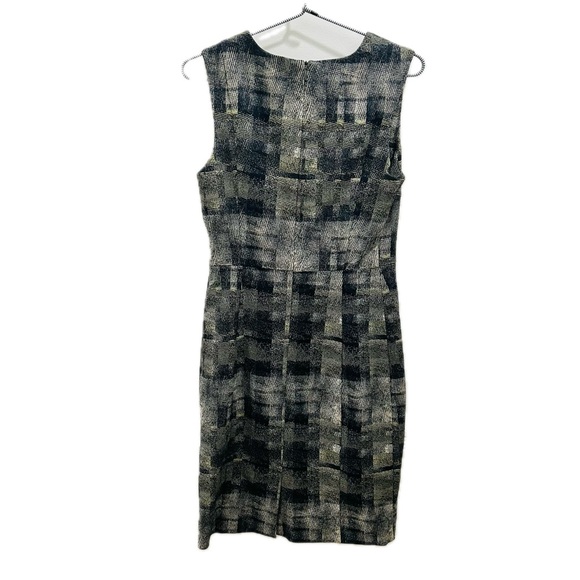 M.M. Lafleur The Shirley Dress 6 Scratch Plaid Matcha gray white black - Picture 3 of 10